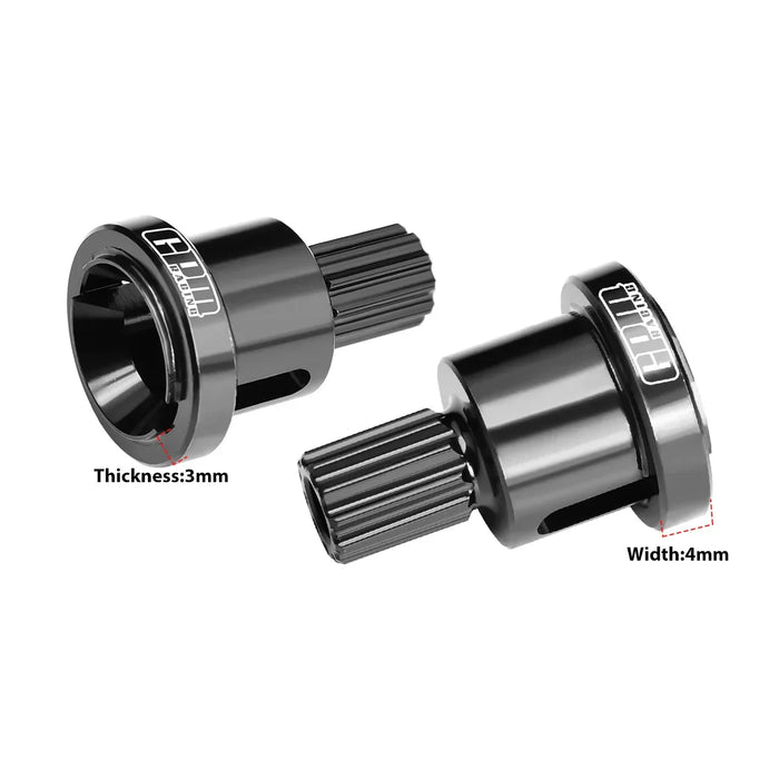 GPM Front/Rear Diff Outdrive Cup for Traxxas Funco 1/6 (Staal)