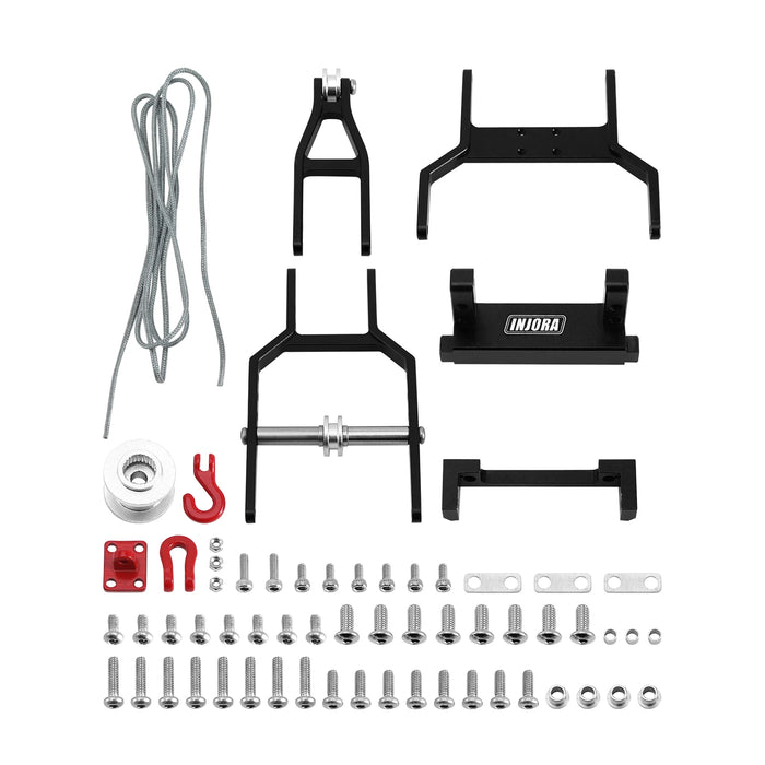Kit de treuil servo et grue de remorquage pour Traxxas TRX4M 1/18 (Metaal)