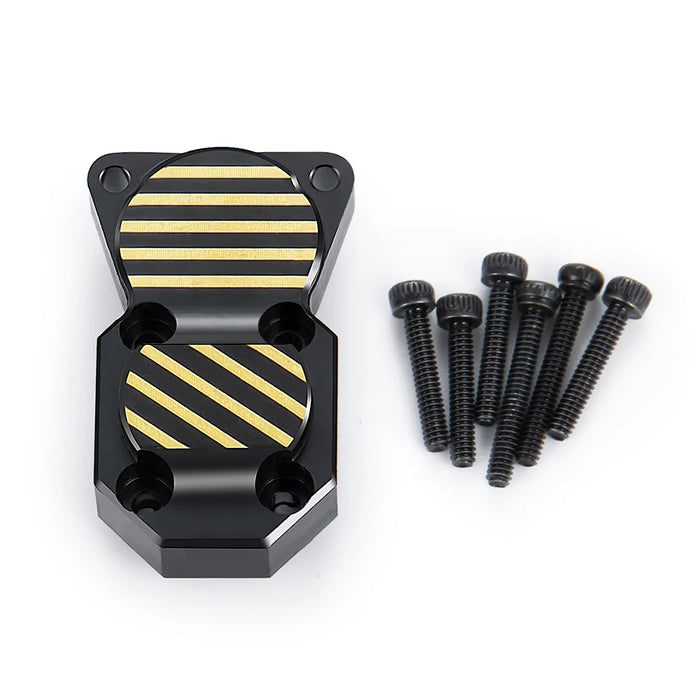 Vorder-/Hinterachse Gehäusedeckel für Axial SCX24 1/24 (Messing)