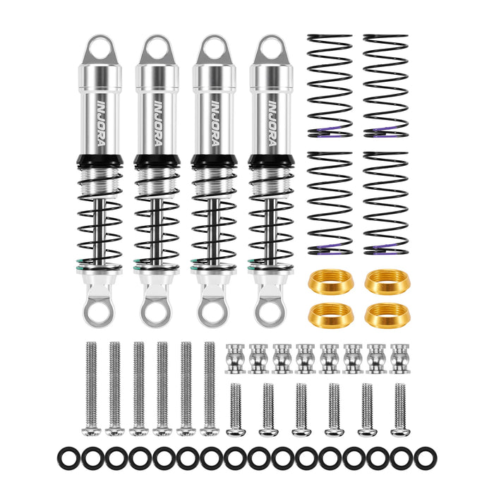 INJORA LS 59mm/55mm Oil Shocks for Traxxas TRX4M 1/18 (Alu)