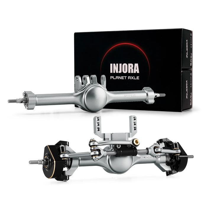 INJORA +7mm Planet Axles w/ Double Joint Shafts & Hydraulic Steering for Traxxas TRX4M 1/18