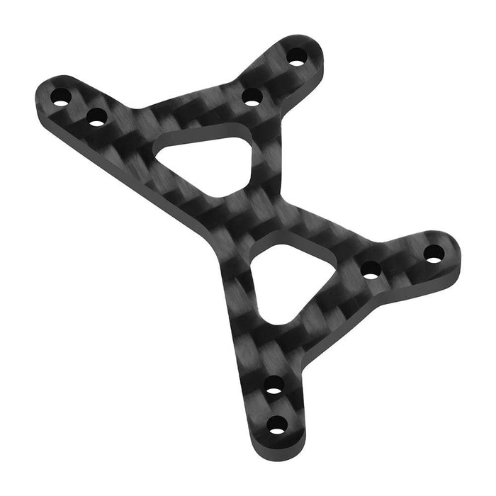 Vorderer / hinterer Stoßdämpferhalter für Losi Mini-B 2WD 1/16 (Kohlenstofffaser + Aluminium)