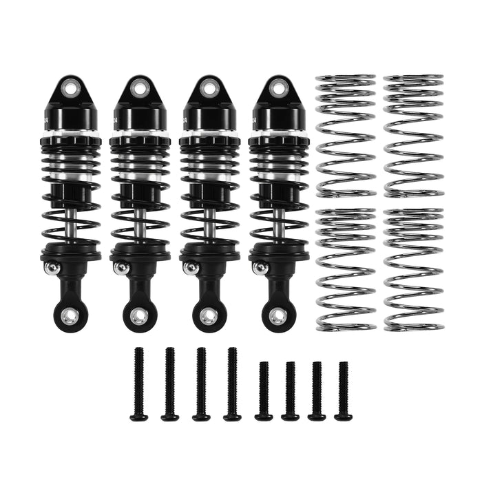 INJORA 64mm Oil Shocks w/ Progressive Rate Springs for Traxxas Mini Slash 4X4 1/16