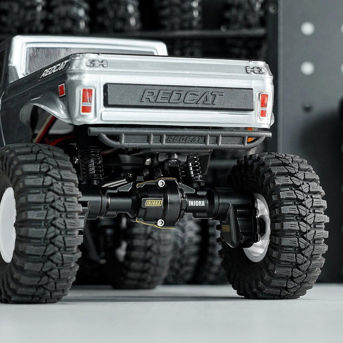 INJORA Essieux de portail complets pour Redcat Ascent-18 1/18 (laiton et aluminium)