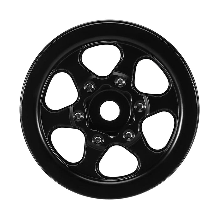 4PCS INJORA 1.0" 28x15.4mm Crawler Beadlock Wheels 1/24 1/18 (Messing)