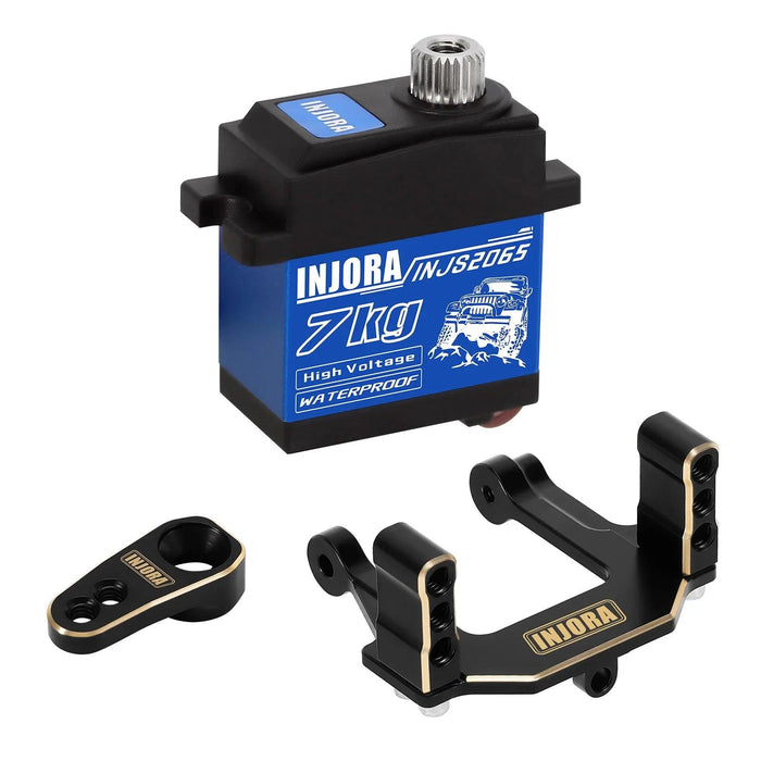 INJORA 7KG INJS2065 Digital Servo with Mount for Redcat Ascent-18 1/18