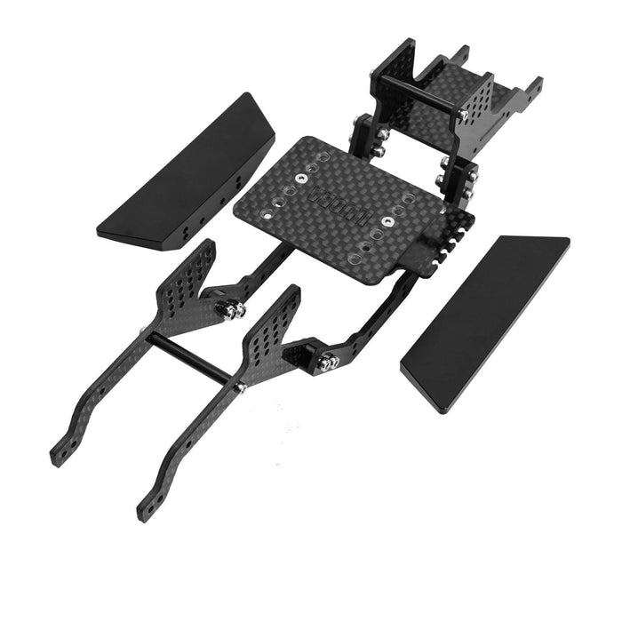 INJORA LCG Chassis Kit for Redcat Ascent-18 1/18 (Carbon Fiber)