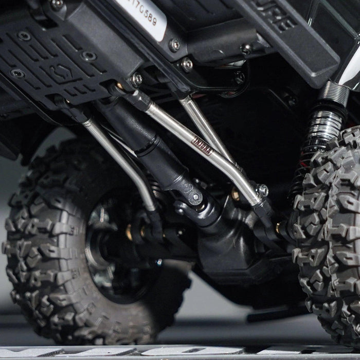 INJORA Ensemble de liens de garde au sol élevée et liens de direction pour HPI Venture18 1/18 (RVS)