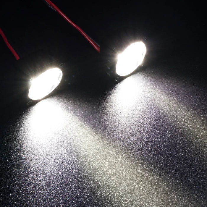 5-8.4V Super Bright LED Light 21x21mm Square A-Pillar Lamp 1/10 1/8 1/6