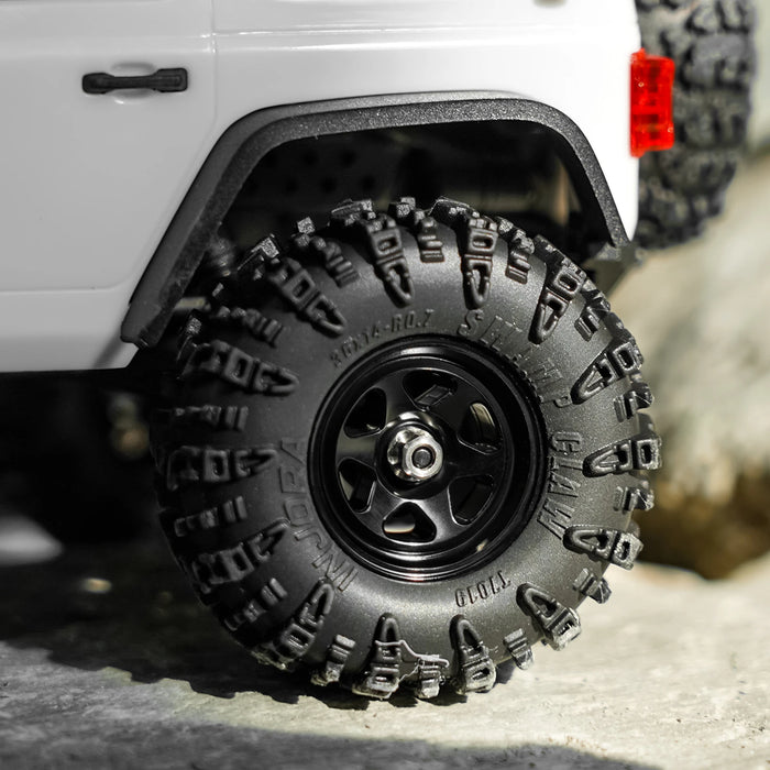 INJORA 4PCS 0.7" 18x9mm D18 Beadlock Crawler Wheels