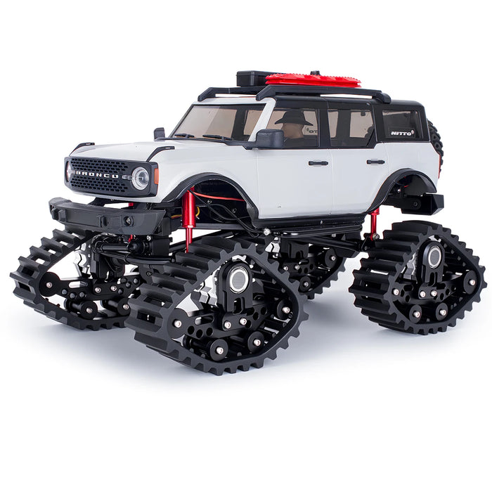4PCS Snow Track Tires for Axial SCX24 1/24