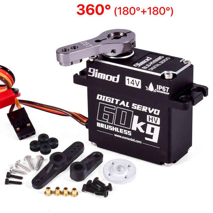 9imod 60KG Waterproof Digital Brushless Servo