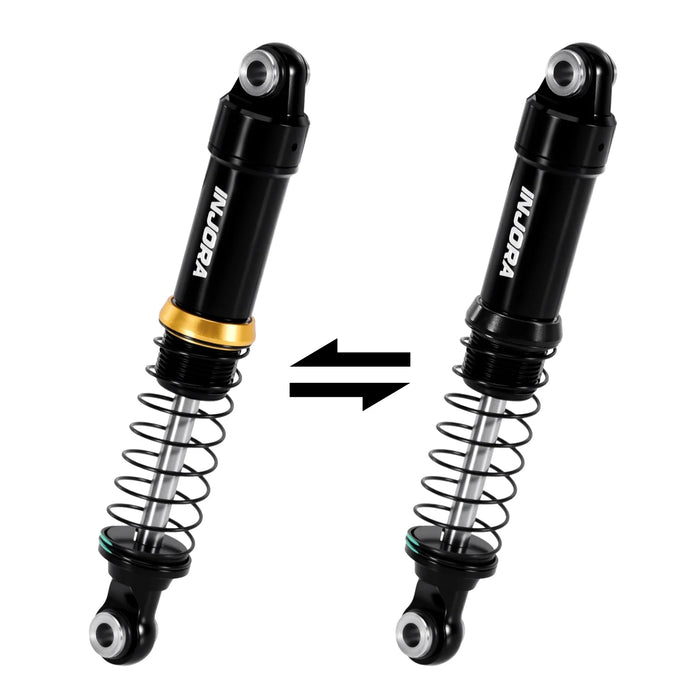 INJORA LS 59mm/55mm Oil Shocks for Traxxas TRX4M 1/18 (Alu)