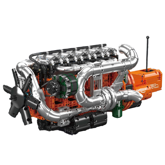 Mould King 10200 Scania Truck Engine + Transmission Building Blocks (3236 Pieces)