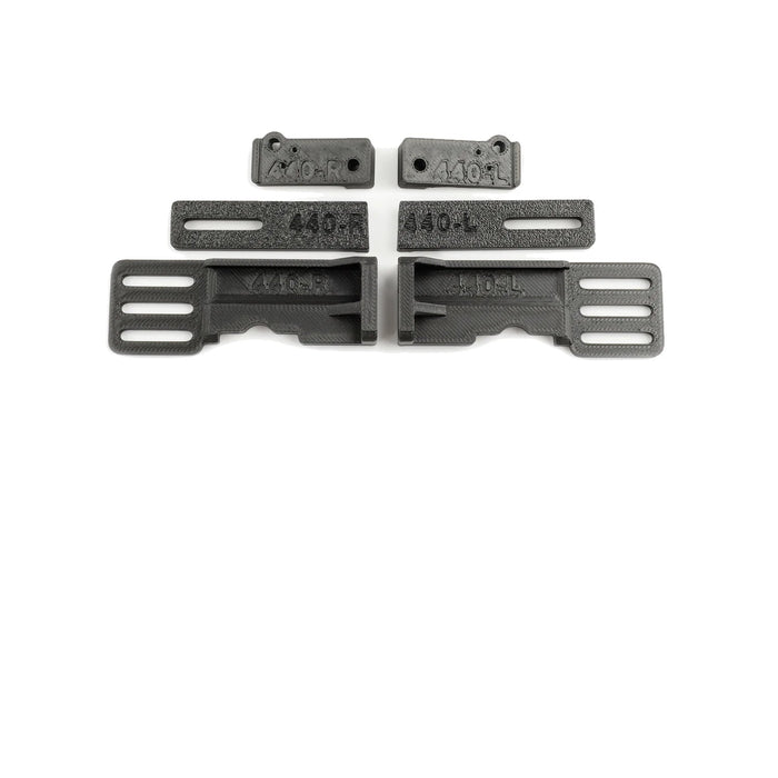 Bavettes pare-boue et silencieux d’échappement arrière RCDream pour FMS FCX10 1/10