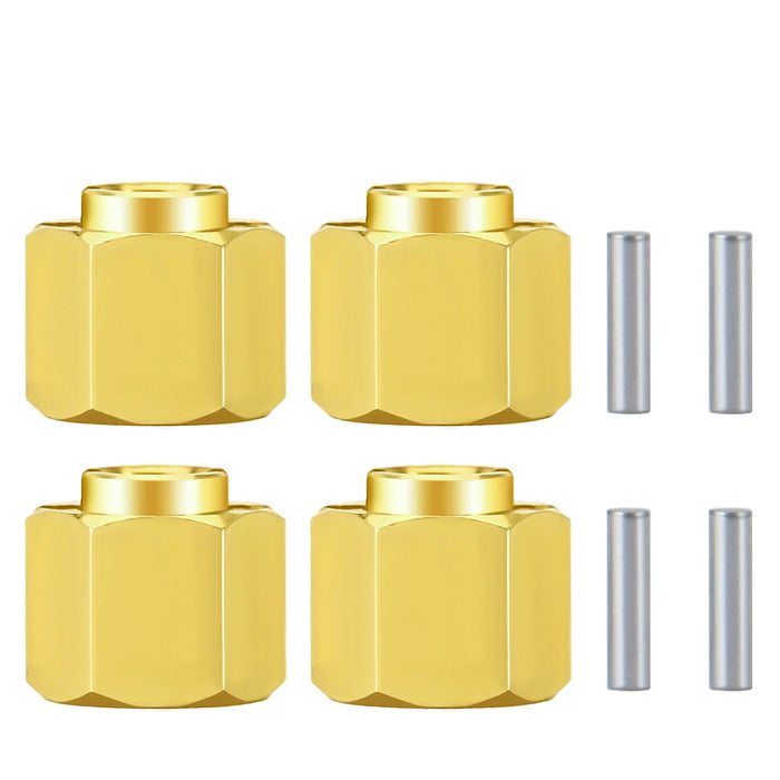 Extensions de moyeu hexagonal de roue 7mm 4/5/6/7/10mm pour Traxxas TRX-4M 1/18 (Messing)