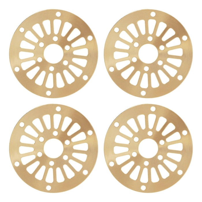 INJORA 1.3" ModuWheel 1/24 1/18 Crawler Wheel Faces (Brass)