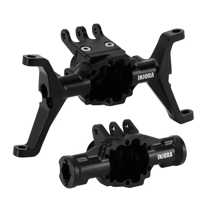 INJORA Boîtier d'essieu à portail avant et arrière pour Redcat Ascent-18 1/18 (Aluminium)