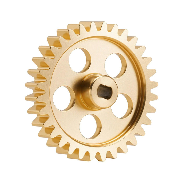 INJORA Transmission Main Gear w/ Pinion for Losi Micro-B Micro-T (Messing)