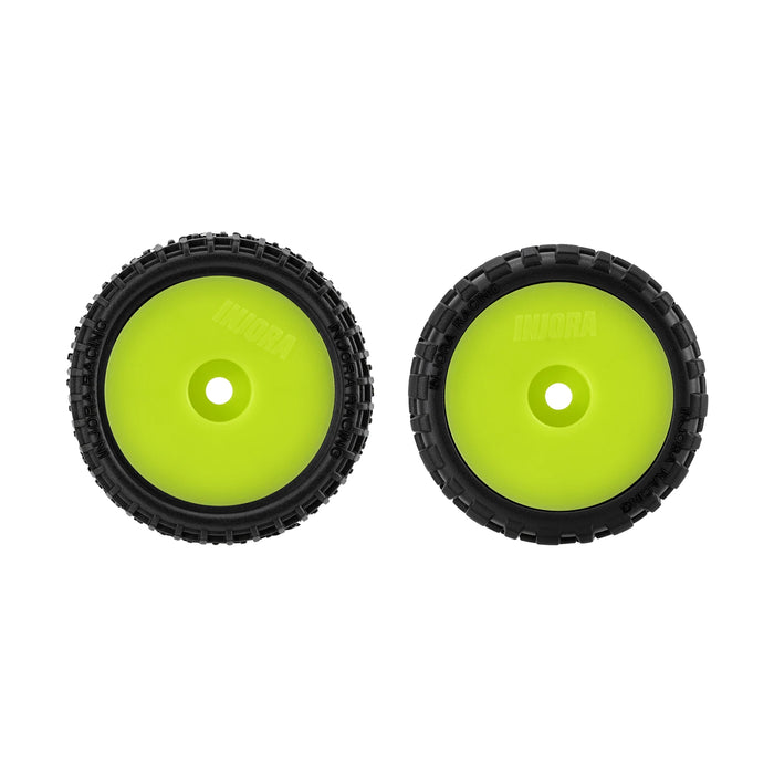 INJORA Pin Buggy Tires & Wheels for Losi Micro-B/T 1/28/24