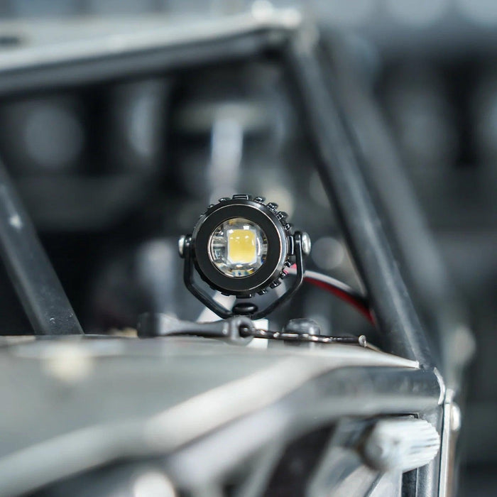 INJORA Super Lumières LED Brillantes 1/10 1/8 (Aluminium, Blanc)