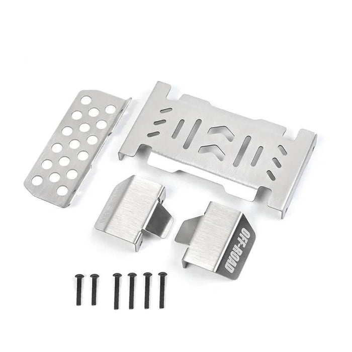 Anti Skid Plate Set for Yikong YK4107 1/10 (Metal)