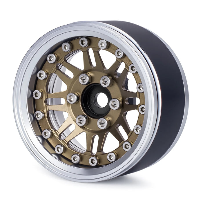Fimonda 4PCS 1.9" 55.5x29.6mm Beadlock Wheel Crawler Rims 1/10