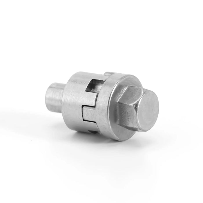 4PCS INJORA M2 Wheel Nuts 6/7/8.5mm for Axial SCX24 AX24 1/24 (RVS)