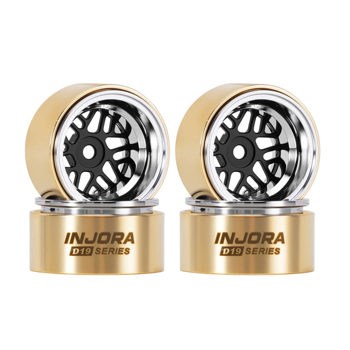 INJORA 4PCS 0.7" 19x10.8mm ModuWheel Wheels Rims 1/30