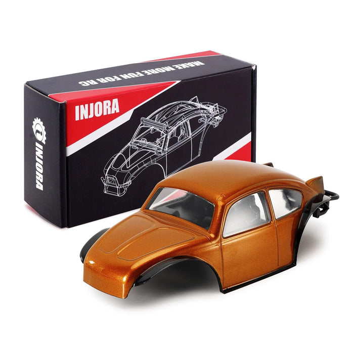 INJORA BUG24 Karosserie mit Überrollkäfig für Axial SCX24 C10 JLU Bronco 1/24