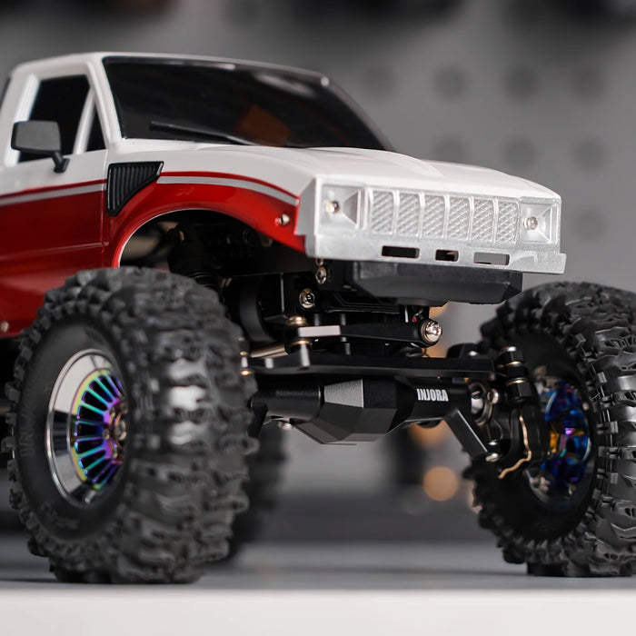 INJORA +5mm Diamond Portal Axles w/ Steering Knuckles & Covers for Traxxas TRX4M 1/18
