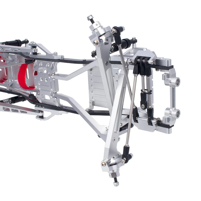 Twin I-Beam 2WD Pre-Runner Chassis Kit for Axial SCX10 I II III Pro TRX4 Capra 1/10 (Metaal)