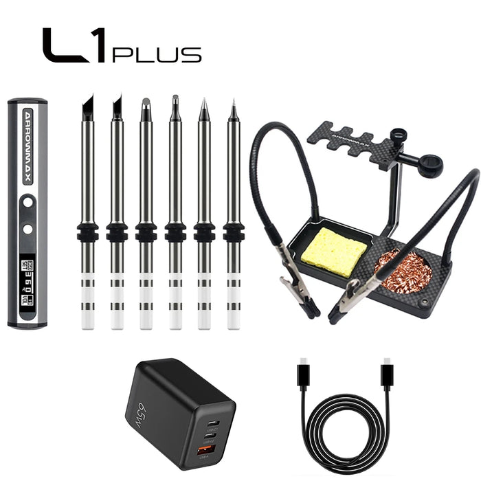 ARROWMAX L1 PLUS Soldering Iron Set w/ Alu Stand