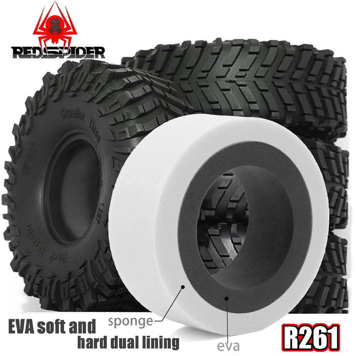 4PCS 1.9" 120x44mm Inserts en mousse 1/10 (Schuim)