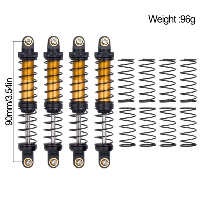 70mm-120mm Shock Absorber for Axial, Traxxas 1/10 (RVS)