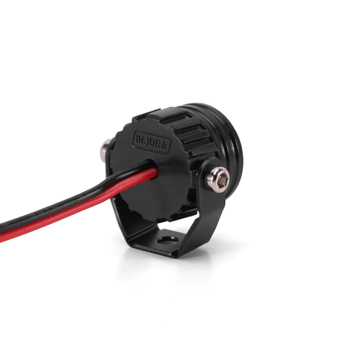 INJORA 1/18 1/24 Lumières LED Rondes (Blanc, Jaune)