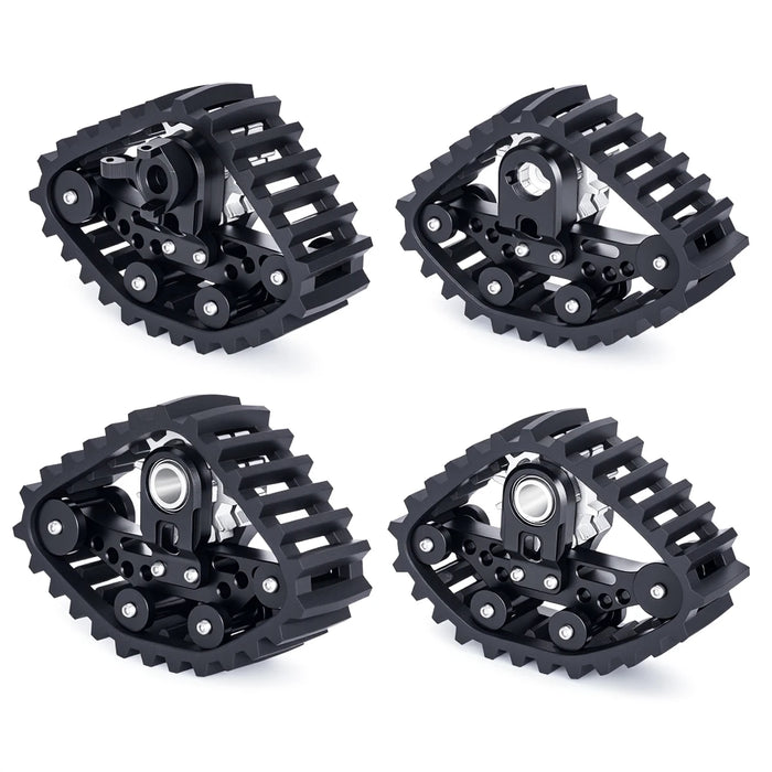 4PCS Snow Track Tires for Axial SCX24 1/24