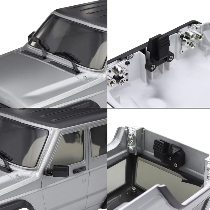 155mm Wheelbase Hardtop Cherokee Body Shell TRX4-M 1/18 (ABS)