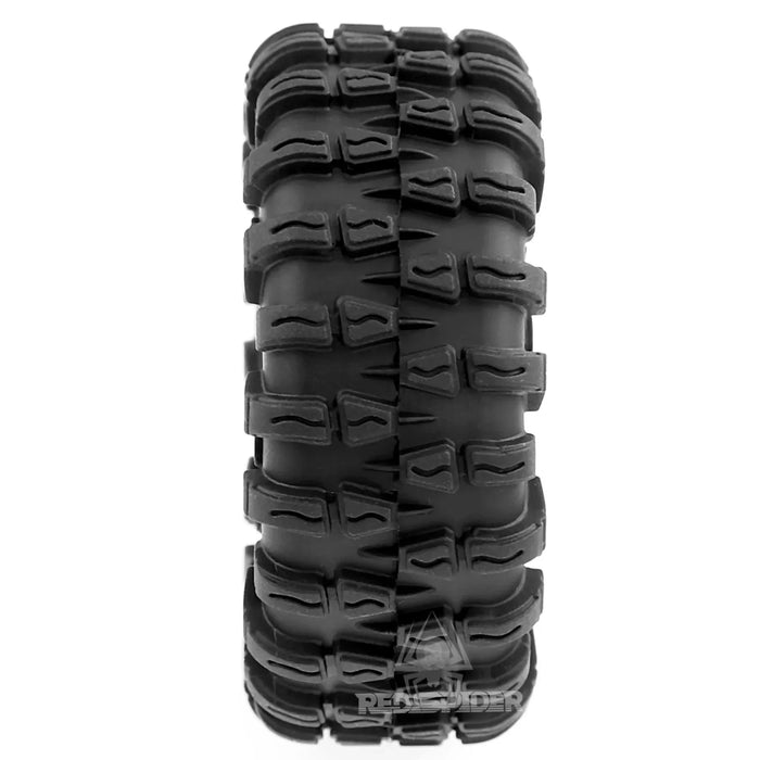 4PCS 1.3" 65x26mm 1/18 1/24 Crawler Wheels Mud Tires (Metal, Rubber)