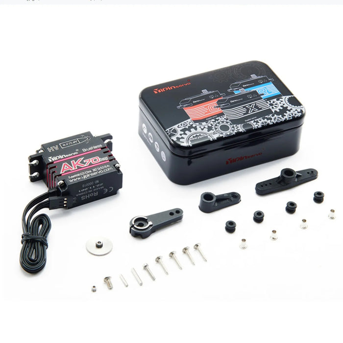 YIPINServo AK70 70KG HV 180° Étanche Sans Balais Numérique Servos