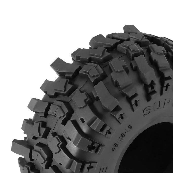 4PCS 1.9" 118x45mm 1/10 Crawler Tires (Rubber)
