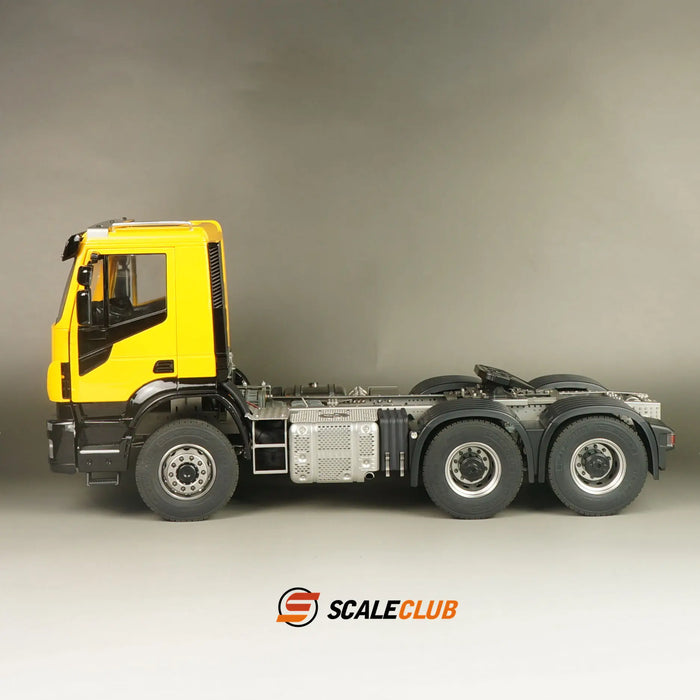 Scaleclub IVECO 6x6 Tracteur Camion Rouleau 1/14 (Métal)