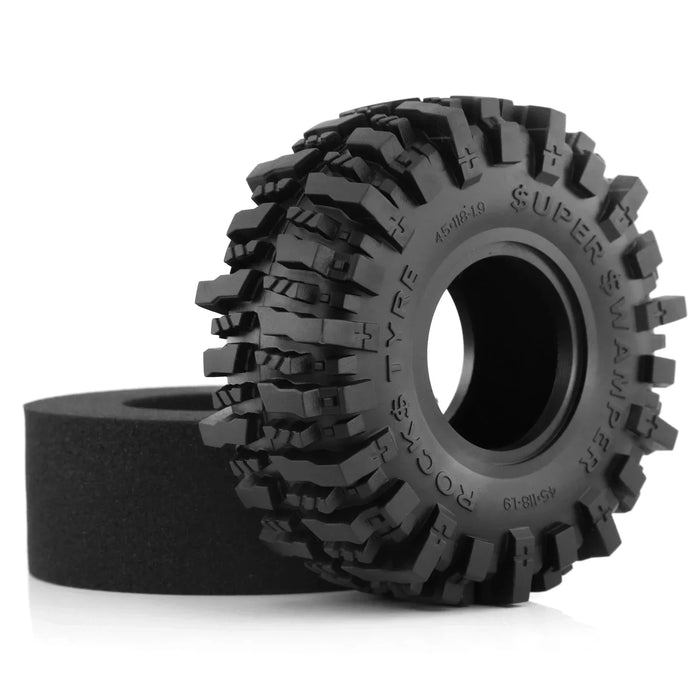 4PCS 1.9" 118x45mm 1/10 Crawler Tires (Rubber)