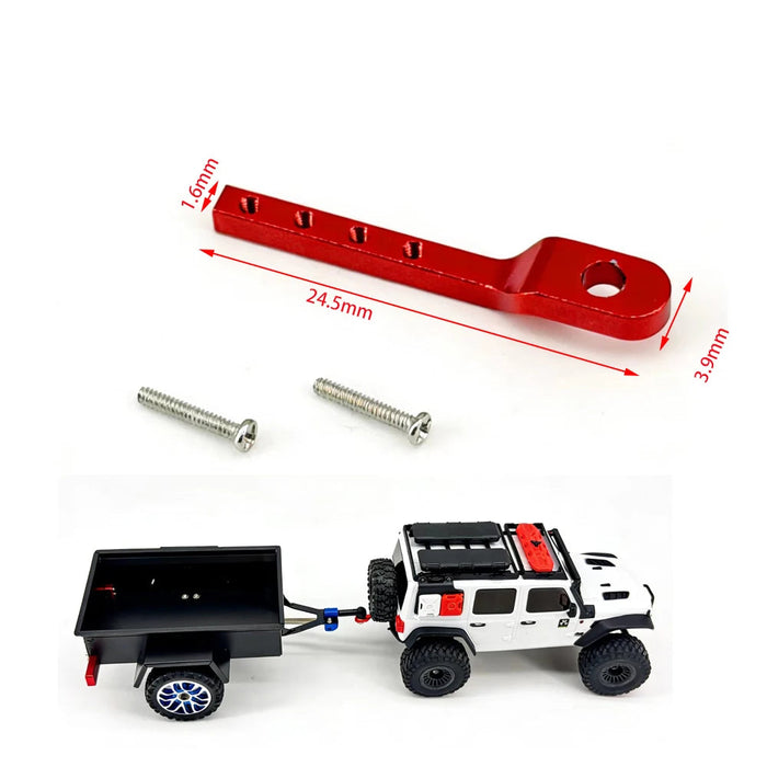 Trailer & Hook for Axial SCX30 1/30 (Metaal)