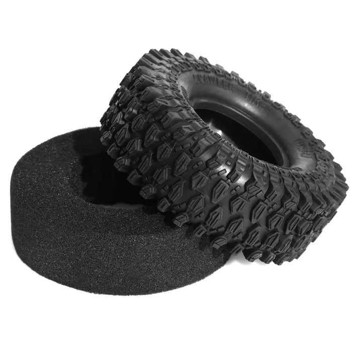 4PCS 1.9" 105x38mm 1/10 Crawler Tires (Rubber)
