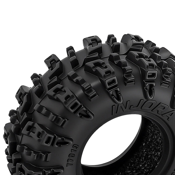 4PCS 36*14mm 0.7" Swamp Claw Tires for Axial SCX30 1/30