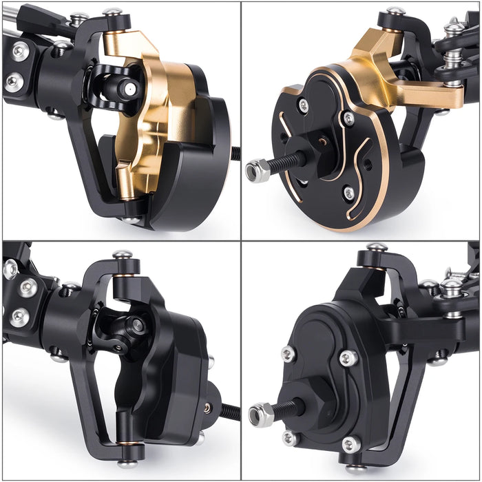 Front & Rear Axle Kit for Axial Capra 1/10 (Alu & Messing)