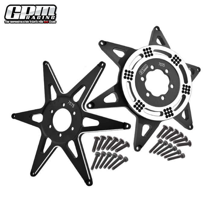 GPM Front &  Rear Wheel Pattern Buckle for LOSI Promoto MX 1/4 (Alu)
