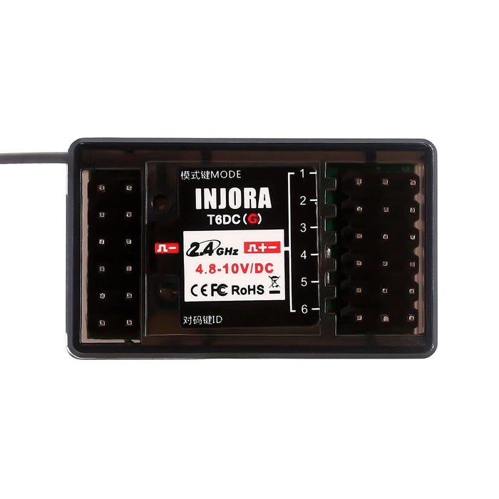 6CH 2.4GHz Receiver for INJORA T6DC T6DCG Transmitter
