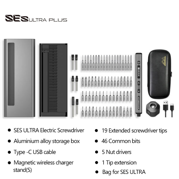 ARROWMAX 70 in 1 Cordless Mini Electric Screwdriver Set